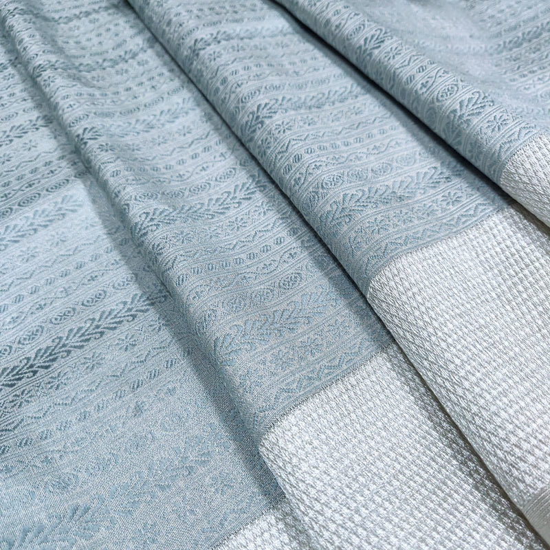 Gray Color Pure Katan Silk Handwoven Banarasi Saree