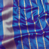 Dual shade Katan Silk Handwoven Banarasi Saree