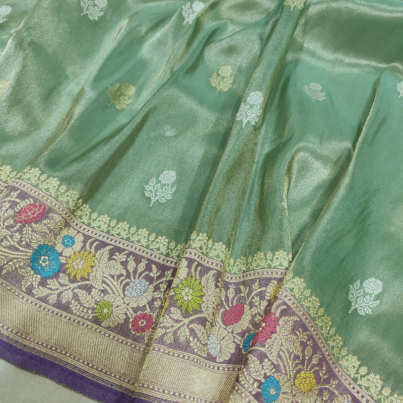 Pure Tissue Silk Handwoven Banarasi Saree