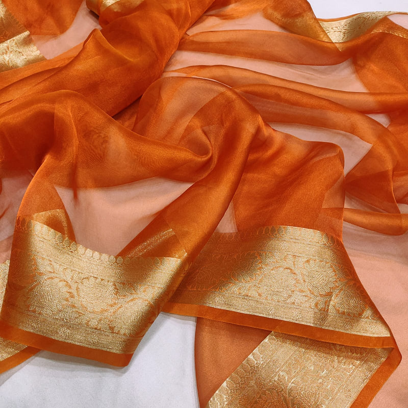 Pure Tissue Silk Handwoven Banarasi Saree