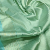 Lavender Colour Pure Tissue Silk Handwoven Banarasi Saree