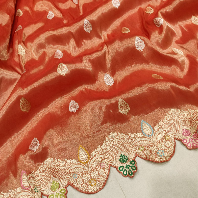Pure Tissue Silk Handwoven Banarasi Saree