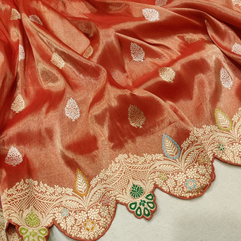 Pure Tissue Silk Handwoven Banarasi Saree