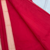 Red Colour Pure Katan Silk Handwoven Banarasi Saree