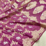 Pure Katan Silk Handwoven Banarasi Saree