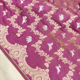 Pure Katan Silk Handwoven Banarasi Saree