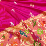 Pink Colour Pure Katan Silk Handwoven Banarasi Saree
