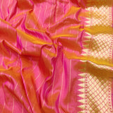 Pink Colour Pure Katan Silk Handwoven Banarasi Saree