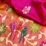 Pink Colour Pure Katan Silk Handwoven Banarasi Saree
