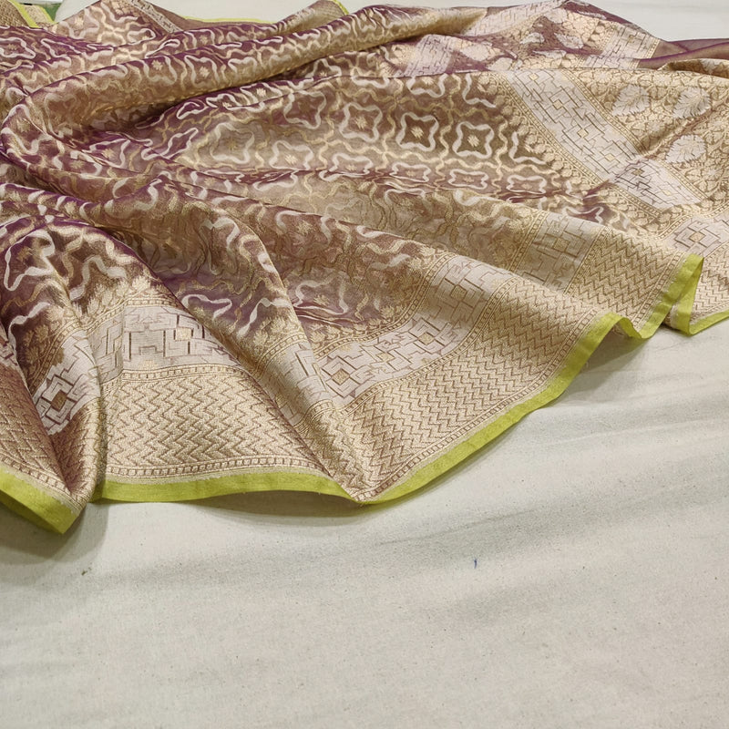 Pure Tissue Silk Handwoven Banarasi Saree