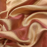 Pink Colour Pure Tissue Silk Handwoven Banarasi Saree