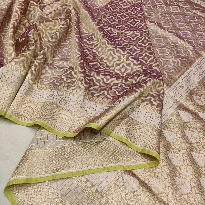Pure Tissue Silk Handwoven Banarasi Saree