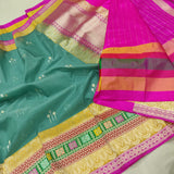 Pure Kora Silk Handwoven Banarasi Saree