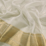 Pure Kora Silk Handwoven Banarasi Saree