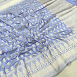 Pure Katan Silk Handwoven Banarasi Saree