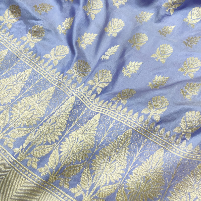 Pure Katan Silk Handwoven Banarasi Saree