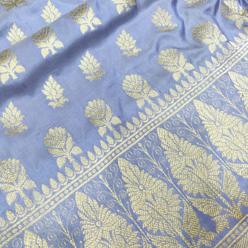 Pure Katan Silk Handwoven Banarasi Saree