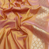 Yellow Colour Pure Katan Silk Handwoven Banarasi Saree