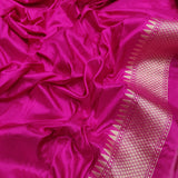 Pink Colour Pure Katan Silk Handwoven Banarasi Saree