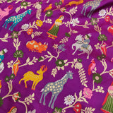 Dual Shade Pure Katan Silk Handwoven Banarasi Saree