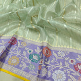 Pure Kora Silk Handwoven Banarasi Saree