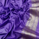 Pure Kora Silk Handwoven Banarasi Saree