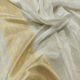 Pure Ektara Tissue Cotton Handwoven Banarasi Saree