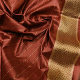 Pink Color Pure Kora Silk Handwoven Banarasi Saree
