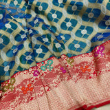 Pure Kora Silk Handwoven Banarasi Saree