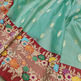 Pure Kora Silk Handwoven Banarasi Saree