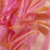 Dual Shade Pure Ektara Kora Jamdani Handwoven Banarasi Saree