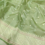 Pure Kora Silk Handwoven Banarasi Saree