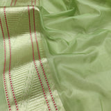 Pure Kora Silk Handwoven Banarasi Saree