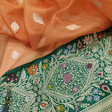 Pure Kora Silk Handwoven Banarasi Saree