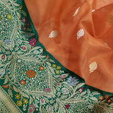 Pure Kora Silk Handwoven Banarasi Saree