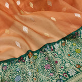 Pure Kora Silk Handwoven Banarasi Saree