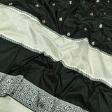 Black Colour Pure Katan Silk Handwoven Banarasi Saree