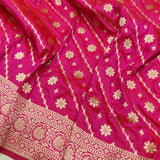 Pink Colour Pure Katan Silk Handwoven Banarasi Saree