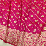 Pink Colour Pure Katan Silk Handwoven Banarasi Saree