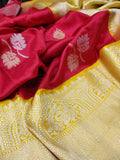 Pure Katan Silk Handwoven Banarasi Saree