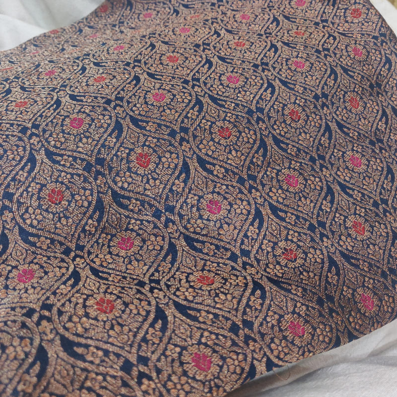 Pure Katan Silk Banarasi Fabric
