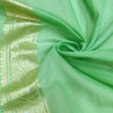 Pure Kora Silk Handwoven Banarasi Saree