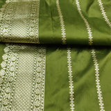 Mehandi Green Colour Katan Silk Handwoven Banarasi Saree