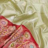 Pure Tissue Silk Handwoven Banarasi Saree