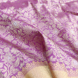 Katan Silk Handwoven Tanchoi Banarasi Saree