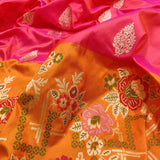 Pink Colour Pure Katan Silk Handwoven Banarasi Saree