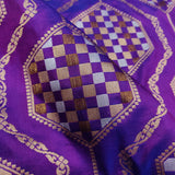 Purple Color Pure Katan Silk Handwoven Banarasi Saree