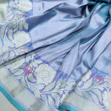 Pure Katan Silk Handwoven Banarasi Saree