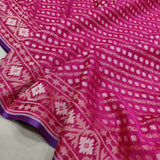 Pure Cotton Silk Handwoven Banarasi Saree