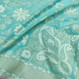 cotton Handwoven jamdani banarasi saree